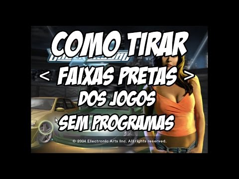 Vídeo: Como Remover Barras Pretas No Jogo