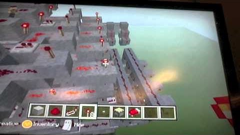 Minecraft Redstone Space Invaders Part 1