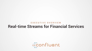 Real-time Streams for Financial Services