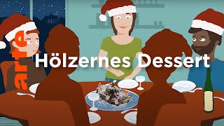 'Bûche de Noël', eine französische Weihnachtsleckerei | Karambolage | ARTE