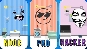 Bottle Jump 3D - NOOB vs PRO vs HACKER