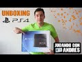 UNBOXING PS4, PRIMER INICIO Y MENÚ | Jugando con Andres