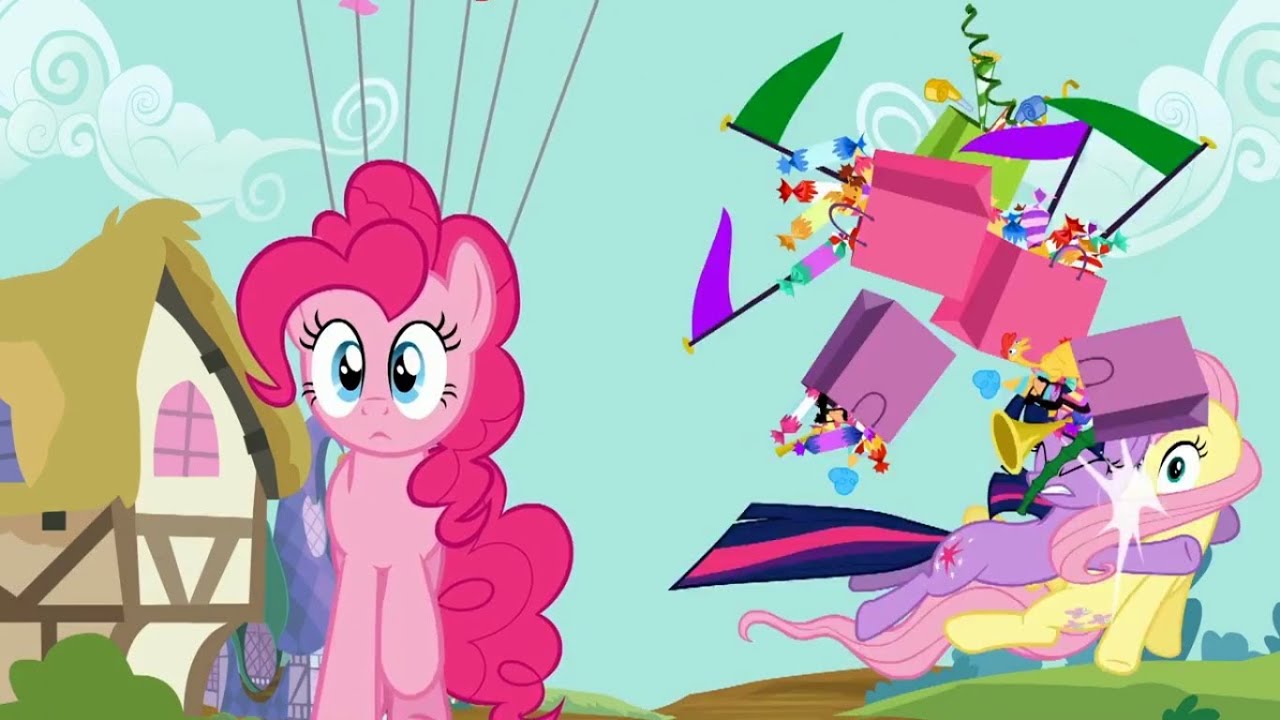 Pinkie Pie Floats On Balloons - My Little Pony: Friendship 