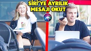 SİRİ'YE SEVGİLİDEN GELEN AŞK DOLU MESAJLARI OKUTMAK!! Resimi