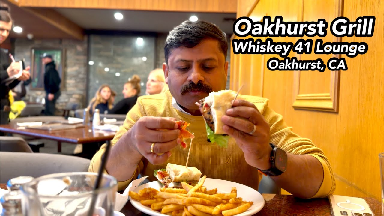 Scenic Dining at Oakhurst Grill & Whiskey 41 Lounge | Best Steakhouse Near Yosemite, CA 🍽🥃