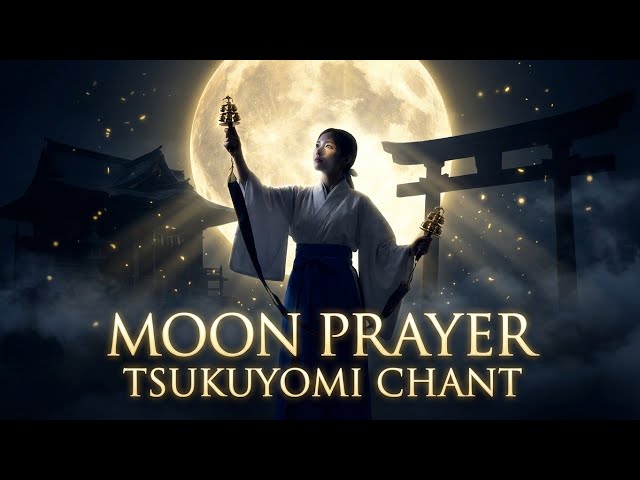 Moon Prayer 🌙 Tsukuyomi Chant | Calm Fear and Darkness | Shinto