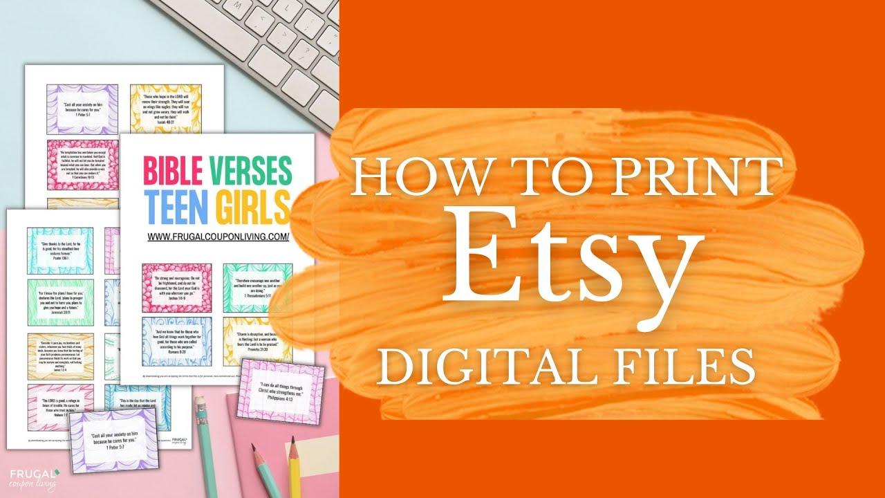 How to Print Etsy Digital Downloads at Home + How to Print Digital Art