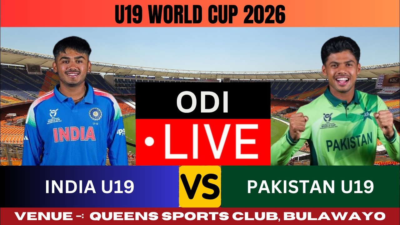 Live IND U19 vs PAK U19 | India vs Pakistan U19 World Cup 2026 | Ball by Ball Commentary
