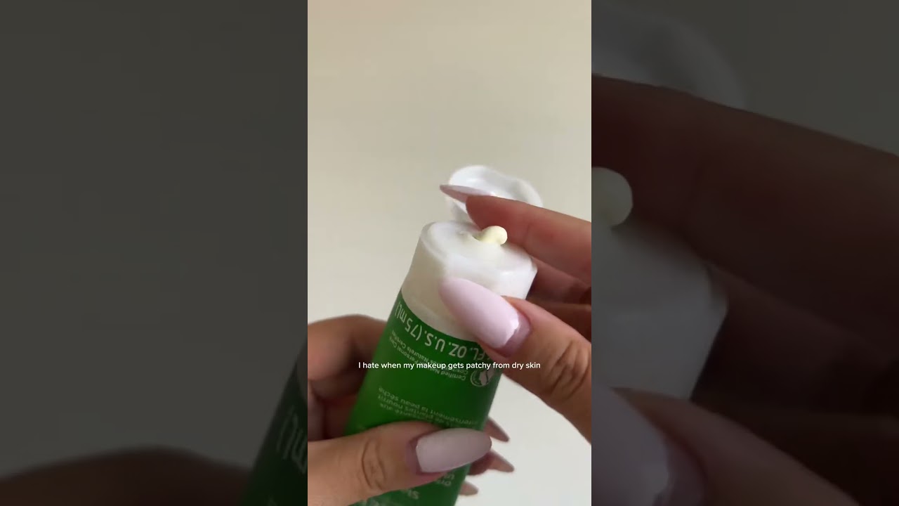 ＂GLOWY MAKEUP BASE ROUTINE ✨ been obsessed with the @weleda usa — my secret to my glowy makeup looks