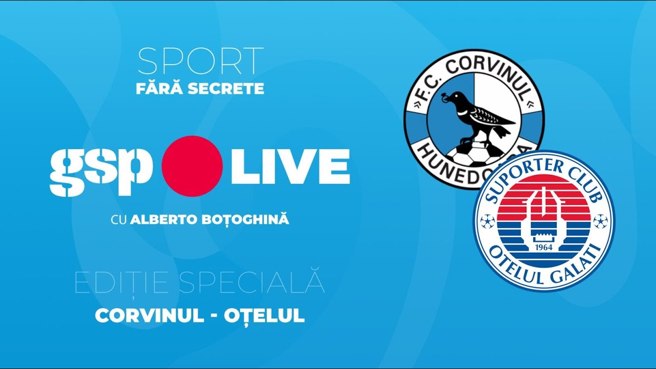 Ediție specială GSP Live » Corvinul câștigă Cupa României în fața Oțelului!