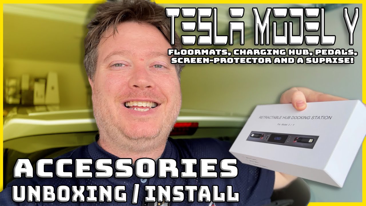 Tesla Model Y Accessories Unboxing And Install YouTube
