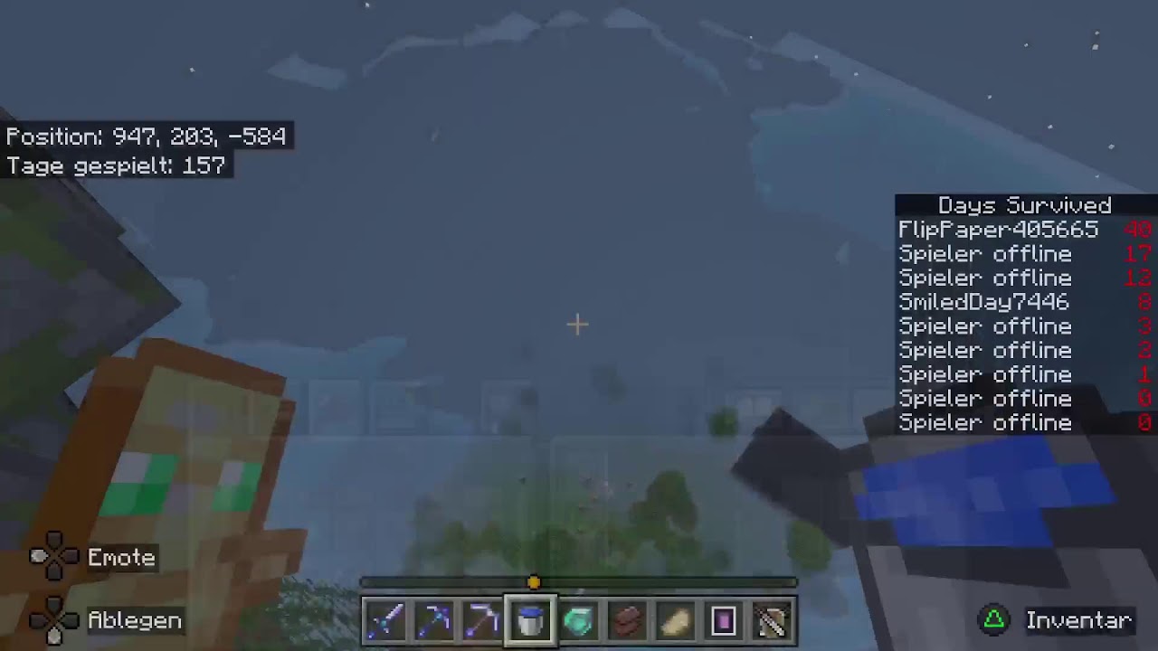 Minecraft zocken bis 18:30