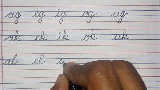 How to join Syllables of two letters #cursive #cursiveletters #handwriting @Belles-Letters_11