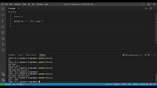 Top 5 Python print function tips || vs code || #top #5 #python