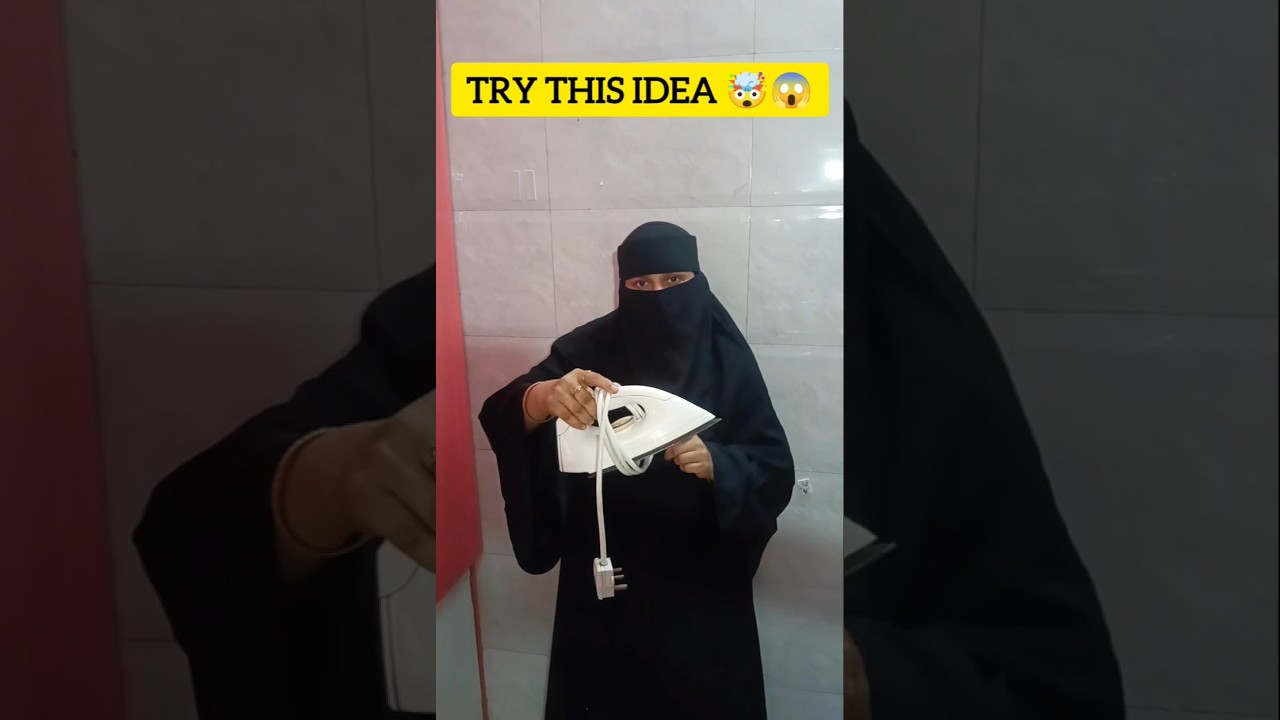 Try this iron press Hack ll Best way to fold Iron press 