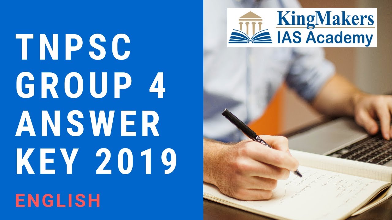 TNPSC  GROUP 4 ANSWER KEY 2019 - ENGLISH - KingMakers IAS Academy