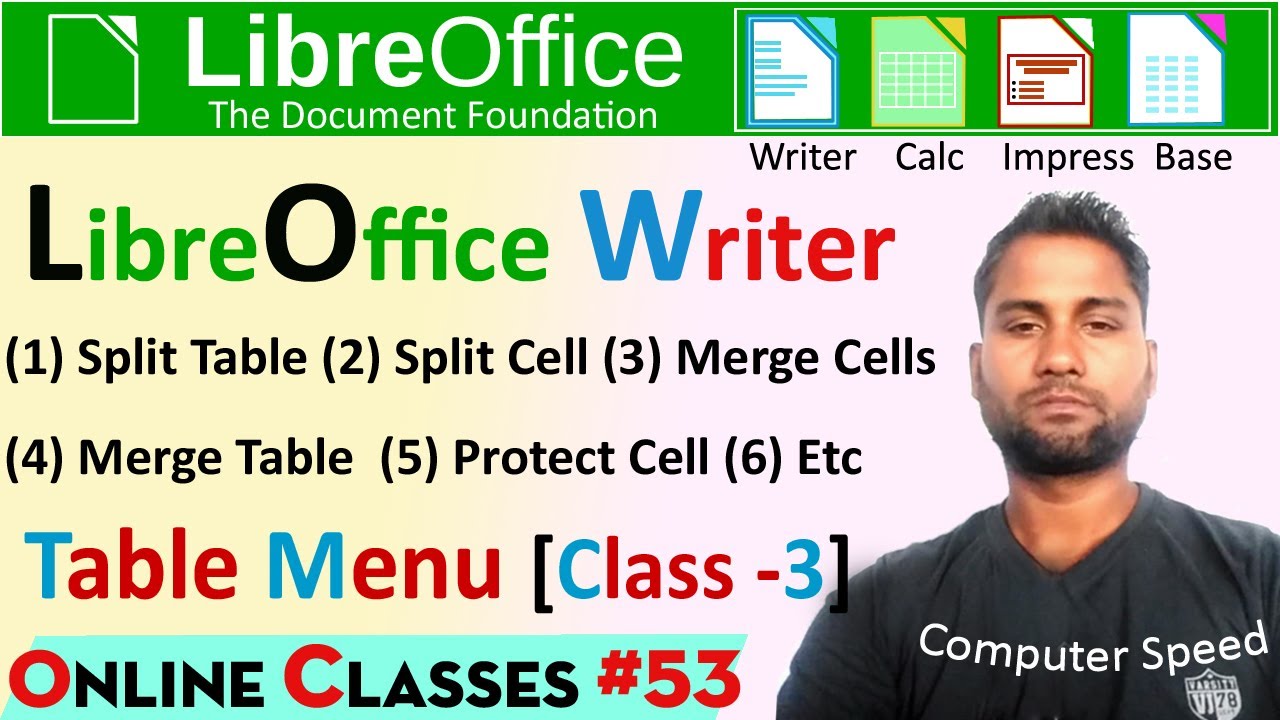 libreoffice | libreoffice table menu|writer merge table |protect cell in writer |merge cell in writ|