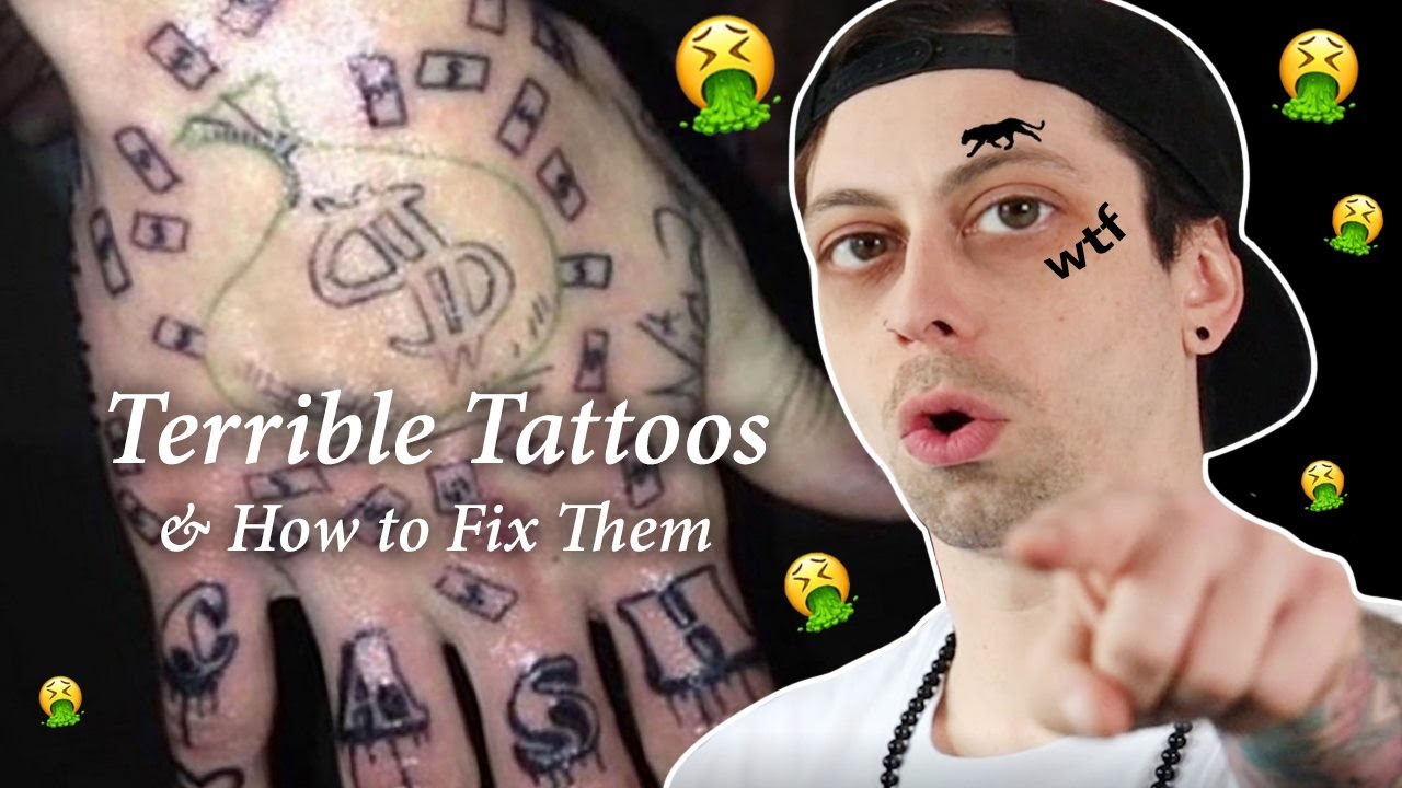Terrible Tattoos and How to Fix Them YouTube