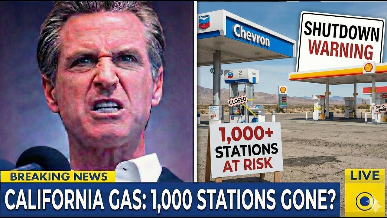 Governor Of California HYSTERIC After 1,000+ Gas Stations NOW At Risk Of Shutting Down