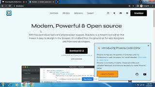 Lightweight ide for web developers| Brackets |