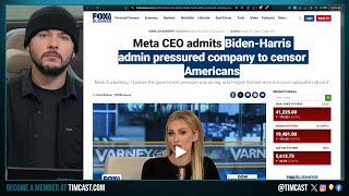Zuckerberg Confirms He Colluded With Harris-Biden To Censor Americans, Game Election | TimcastNews