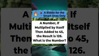 Can You Solve This Math Riddle? - YouTube