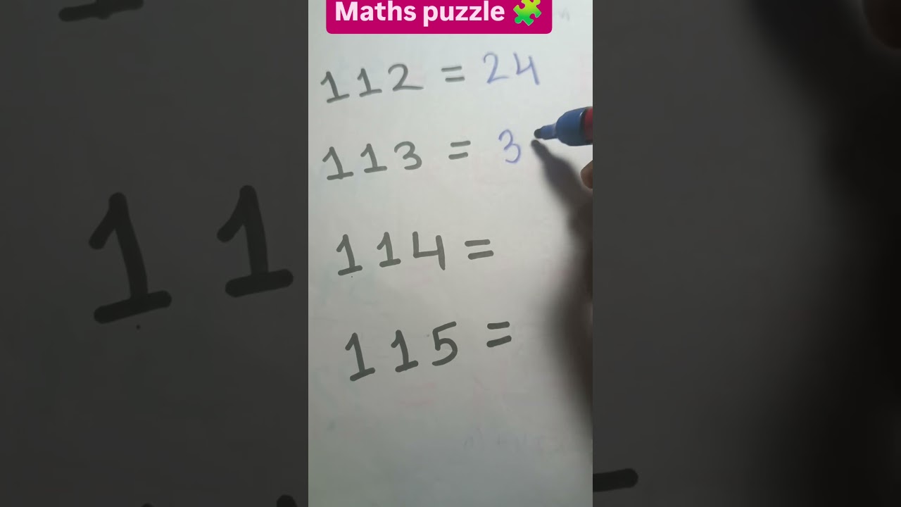 Maths puzzle 🧩# trending shorts # brain test 🧠🤔# iq test # Viral #