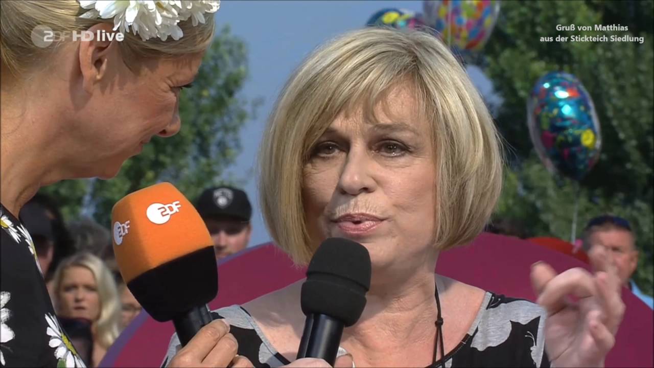 29 mal Mary Roos + Einzigartig (Der 30. Auftritt) - ZDF Fernsehgarten 25.09.2016