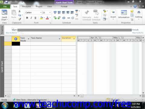 Project 2010 Tutorial The Project Environment Microsoft Training Lesson 1.2