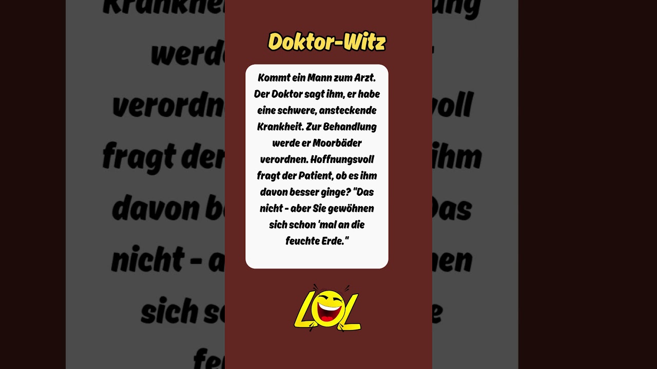 Doktor Witz 🤣😜 
