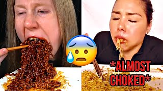 When Mukbangers food races go wrong ..😰