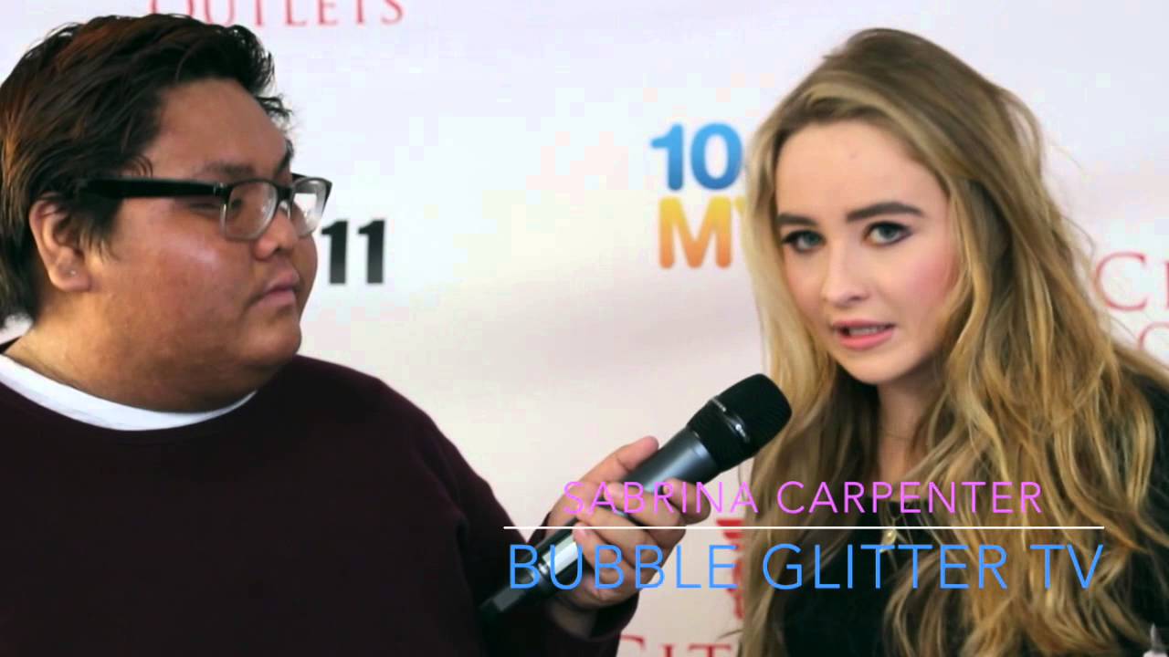 Sabrina Carpenter Interview at 14th Annual Citadel Outlet Tree Lighting