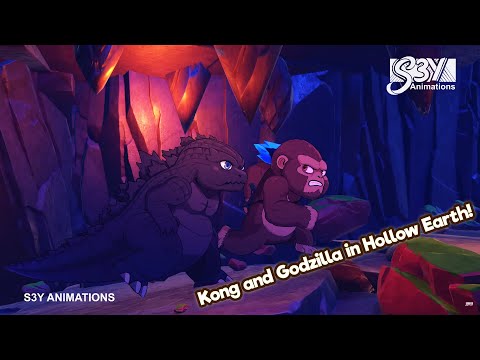 Reacting To Baby Godzilla, Kong enter Hollow Earth ft. Baby Destoroyah!