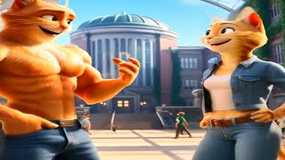 Return Of The Stolen Bag By A Giant Cat Cartoon Part 22