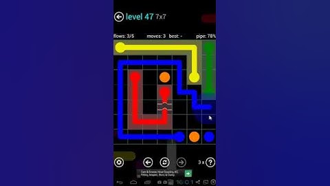 Flow Bridges - level 47 mania 7 x 7