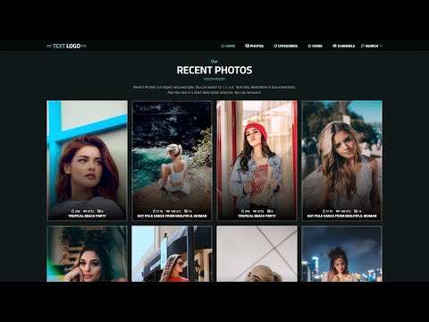 SXT17 - HTML5 Photo Gallery Template - Color Version 7
