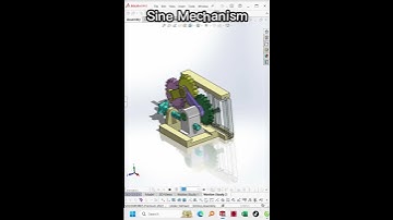Mechanical Animation - Sine Mechanism - by Solidworks Animation
