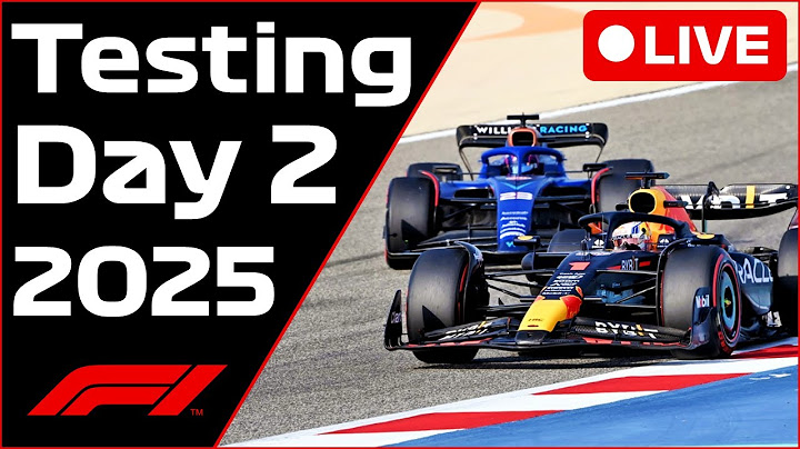 🔴F1 Pre-Season Testing (Day 2) - Commentary + Data