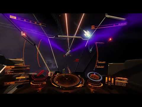 VULTURE vs NPC PYTHON - Elite Dangerous (Legacy) bounty hunting