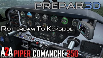 Prepar3D v3 - Around The World - 1: Rotterdam (EHRD) To Koksijde (EBFN)