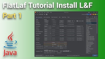 FlatLaf Tutorial - How to install flatlaf look and feel (Part 1)