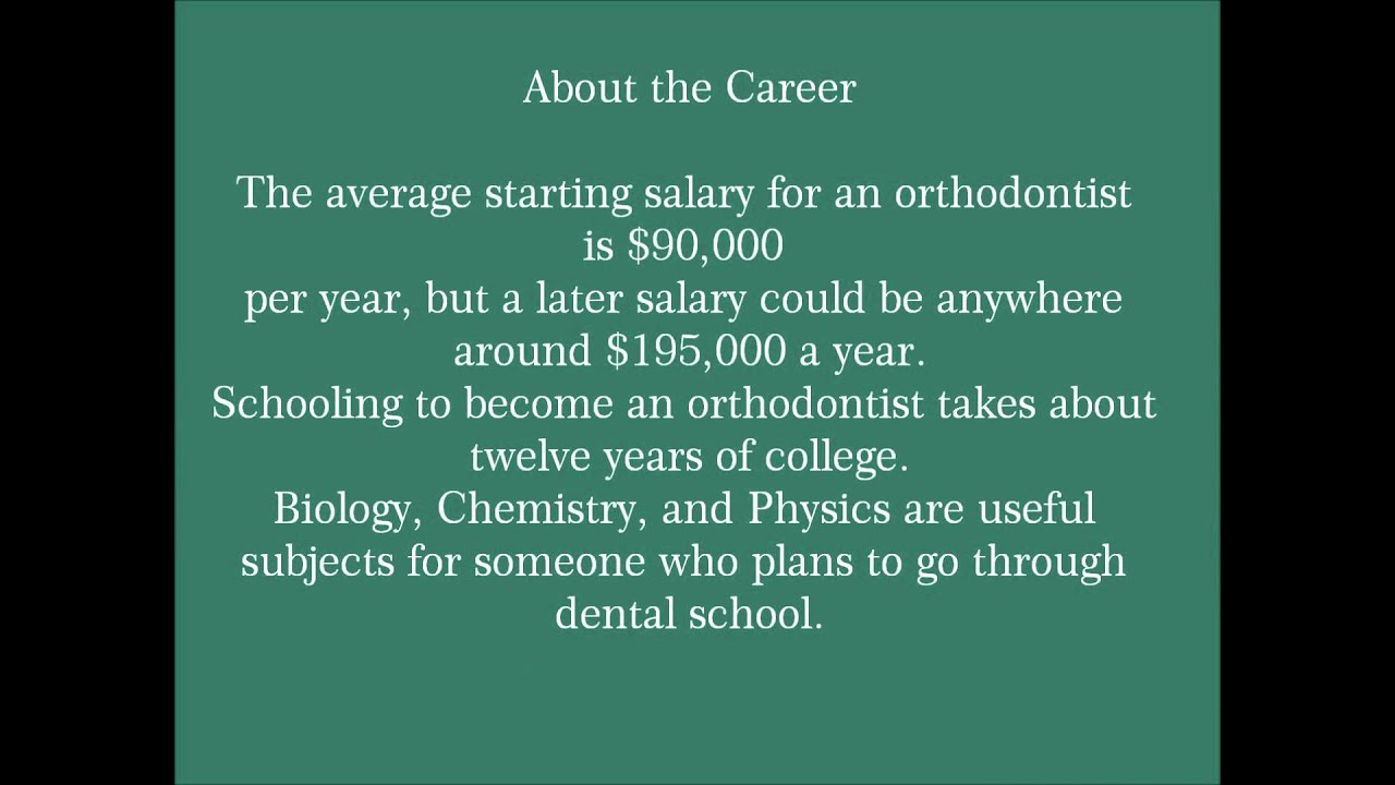 Orthodontist Job Shadow YouTube