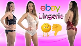 CHEAP LINGERIE TRY ON FROM EBAY | FAIL