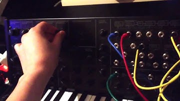 Korg MS20 mini + Korg Volca Beats + Doepfer Dark Time patch
