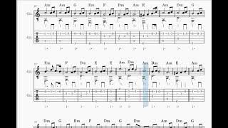 PARGA'DAN BERİ- FAHİR ATAKOĞLU- GİTAR NOTA TAB AKOR