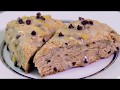 Banana & Chocolate Chip Scones