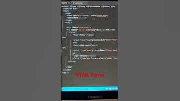 How to create HTML forms #html #htmlforms #coding #viralvideo #webdevelopment