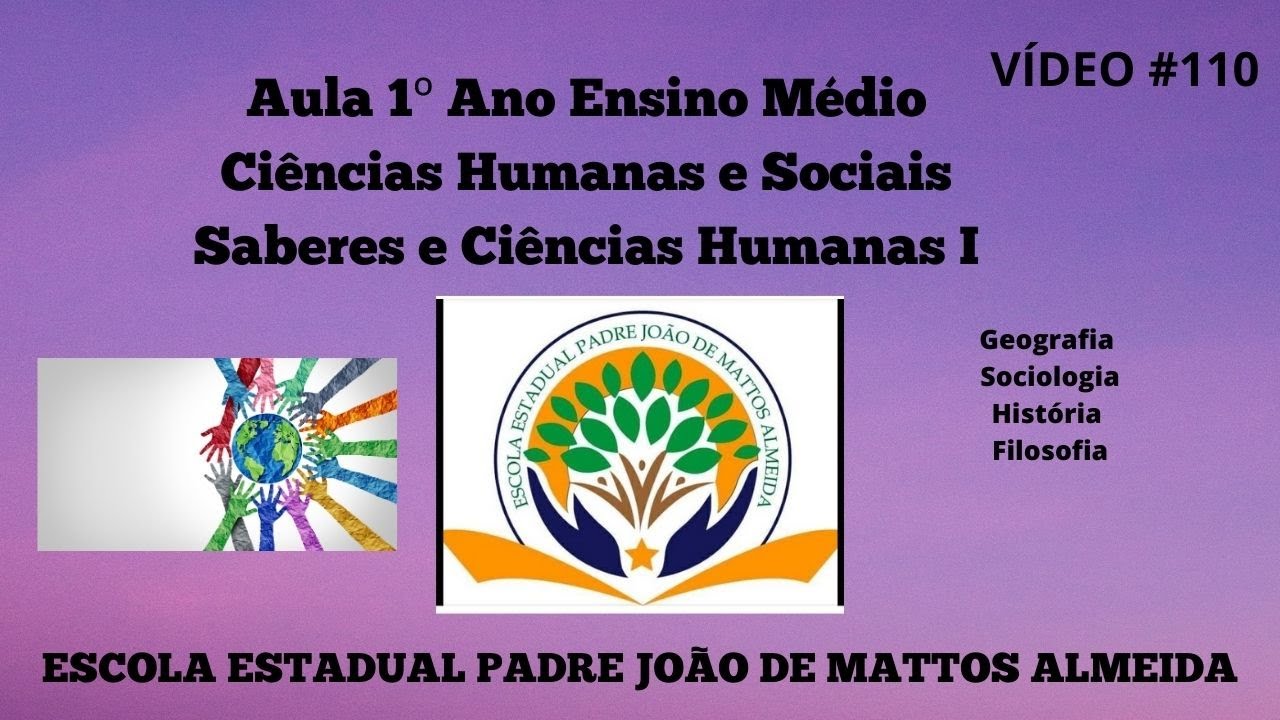 1º ANO ENSINO MÉDIO INT CIÊNCIAS HUMANAS E SOCIAIS SABERES E CIENCIAS ...