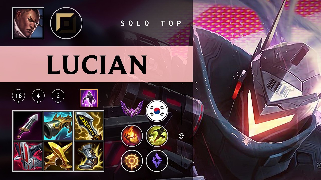 Lucian Top vs Kayle - KR Master Patch 26.04