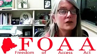 FOAA 101: Can They Talk About You in Secret? Personnel Matters 405(6)(A) Maine Freedom of Access Act